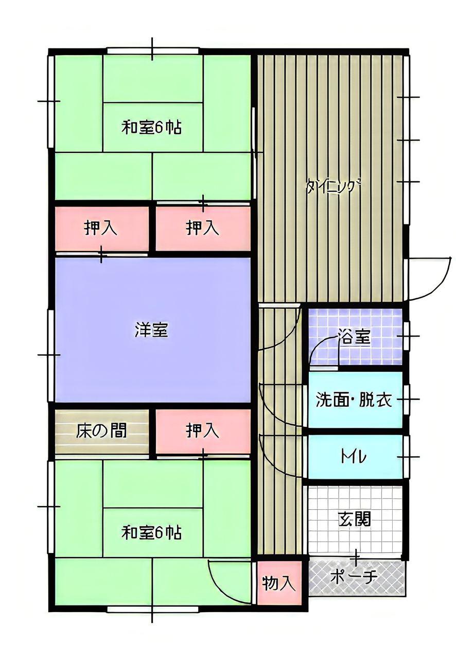 人気の平屋建て！駐車場3台可