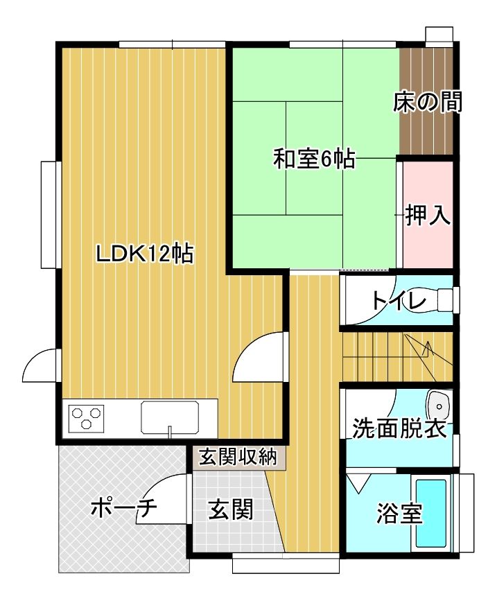 ４LDK庭付き２階建住宅でお手頃価格！