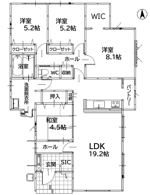 人気の平屋建てがR7年6月完成予定！トライアル庄内店まで車で5分！R201号バイパス付近
