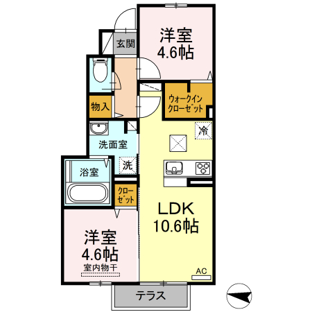 D-room Bleu　105