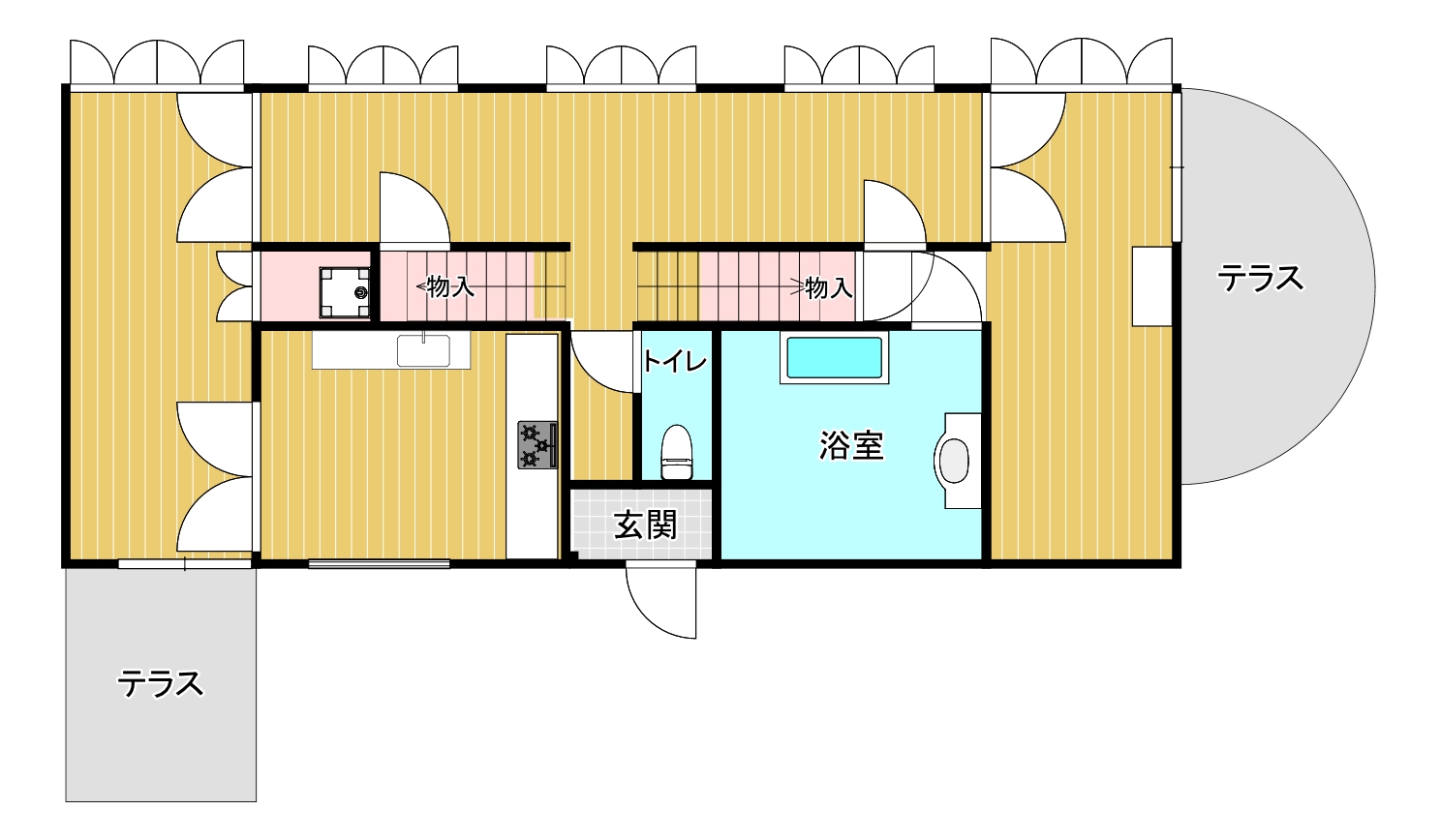 近隣飲食店多数！こだわりの内装！最上階で眺望良好！セカンドハウスにも最適！